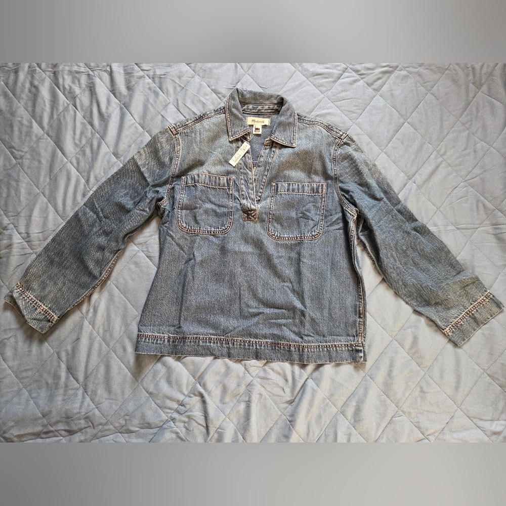 Madewell Denim Long Sleeve Shirt